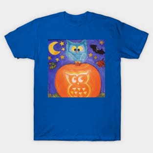 Happy Owloween Happy Happy Halloween T-Shirt